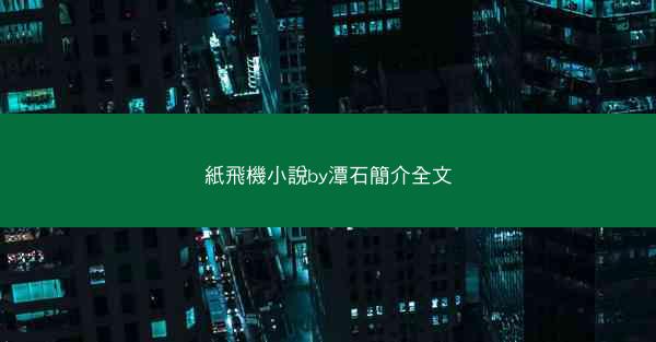 紙飛機小說by潭石簡介全文