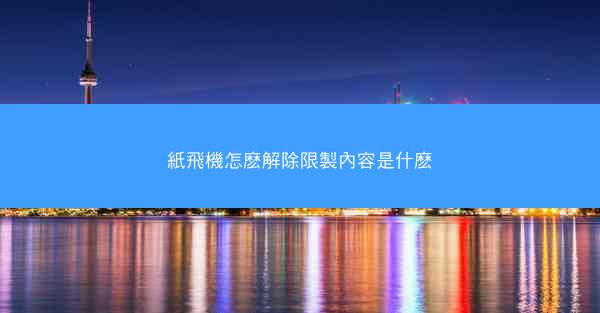 紙飛機怎麽解除限製內容是什麽