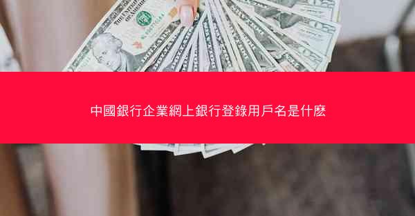 中國銀行企業網上銀行登錄用戶名是什麽