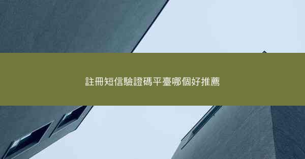 註冊短信驗證碼平臺哪個好推薦