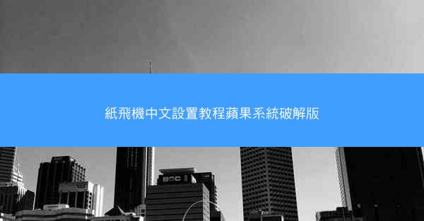 紙飛機中文設置教程蘋果系統破解版