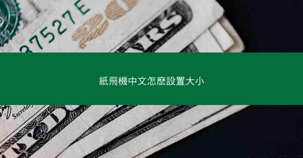 紙飛機中文怎麽設置大小