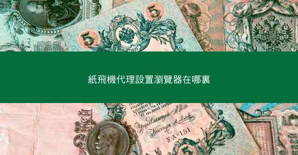 紙飛機代理設置瀏覽器在哪裏