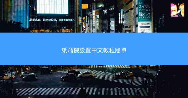 紙飛機設置中文教程簡單