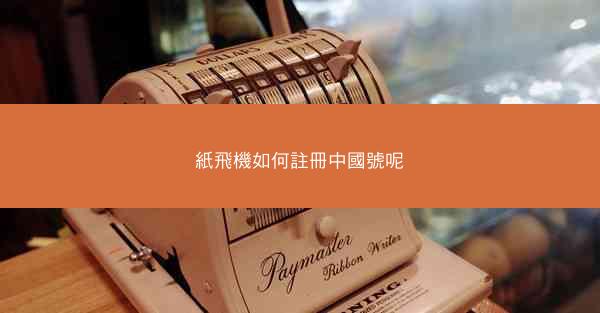 紙飛機如何註冊中國號呢