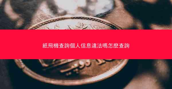 紙飛機查詢個人信息違法嗎怎麽查詢