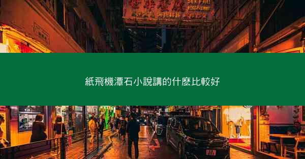 紙飛機潭石小說講的什麽比較好