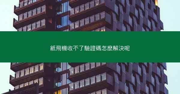 紙飛機收不了驗證碼怎麽解決呢