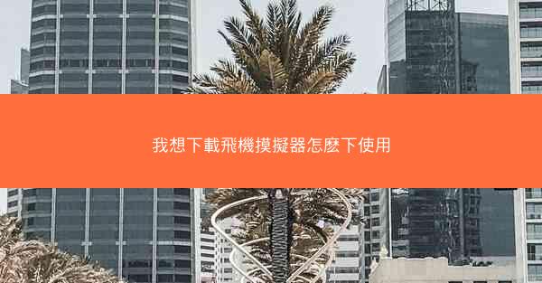 我想下載飛機摸擬器怎麽下使用