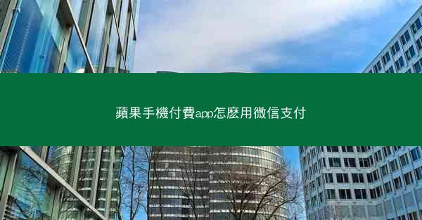 蘋果手機付費app怎麽用微信支付