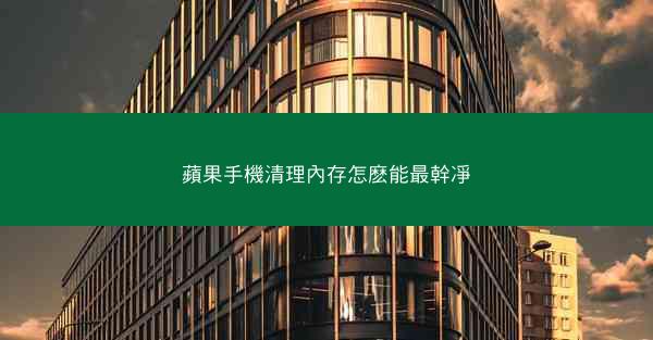 蘋果手機清理內存怎麽能最幹凈