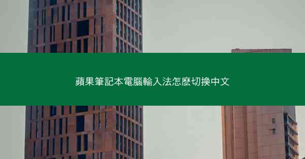 蘋果筆記本電腦輸入法怎麽切換中文