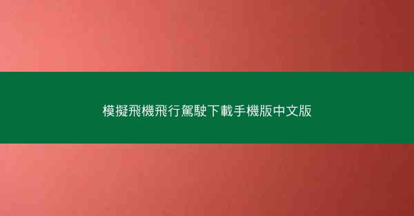 模擬飛機飛行駕駛下載手機版中文版