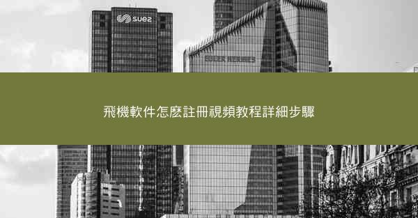 飛機軟件怎麽註冊視頻教程詳細步驟