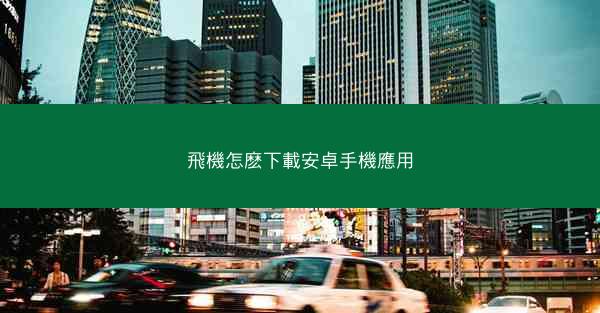 飛機怎麽下載安卓手機應用