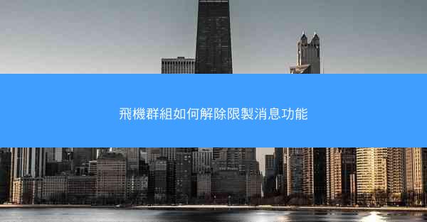 飛機群組如何解除限製消息功能