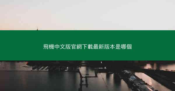 飛機中文版官網下載最新版本是哪個