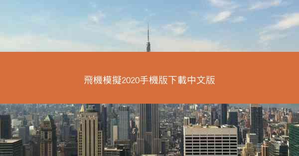 飛機模擬2020手機版下載中文版