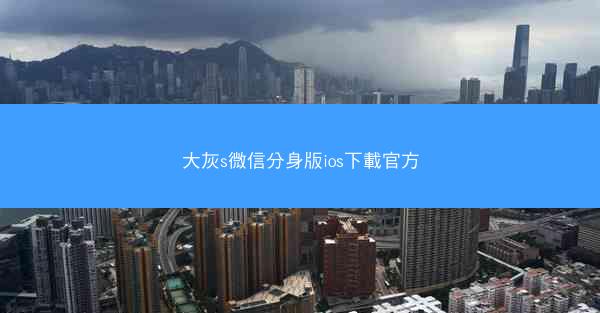 大灰s微信分身版ios下載官方