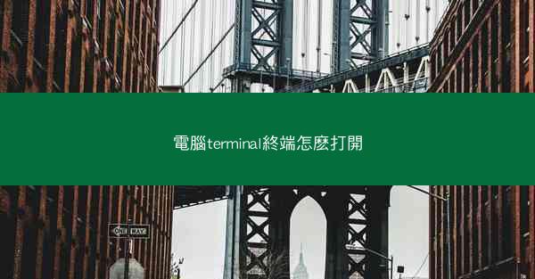 電腦terminal終端怎麽打開