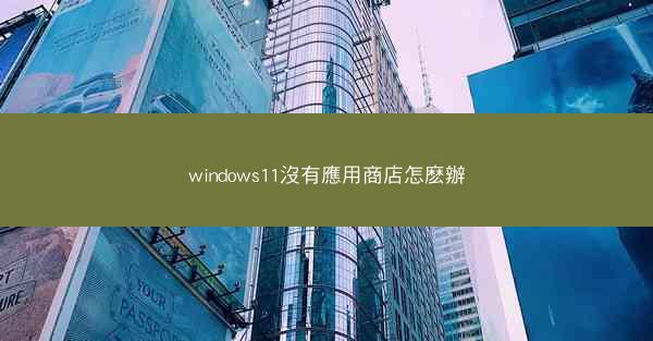 windows11沒有應用商店怎麽辦