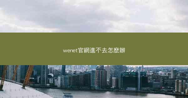 wenet官網進不去怎麽辦