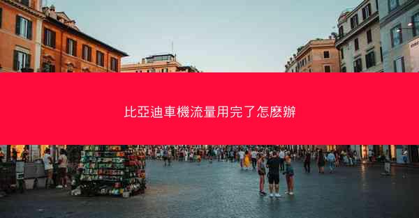 比亞迪車機流量用完了怎麽辦