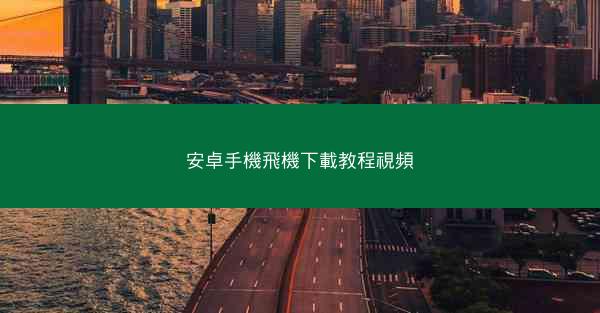 安卓手機飛機下載教程視頻