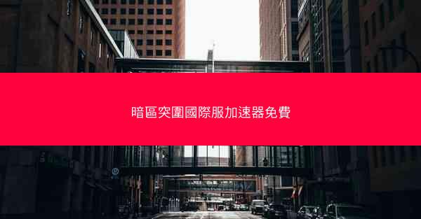 暗區突圍國際服加速器免費