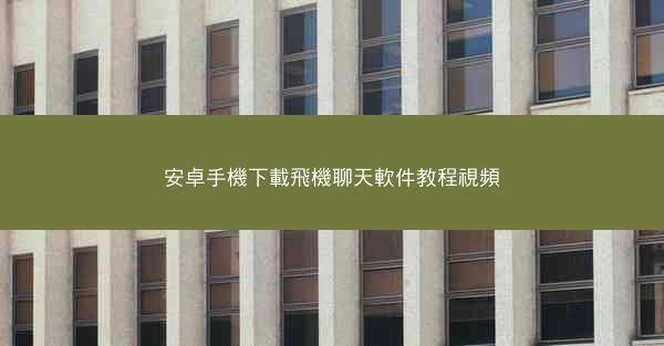 安卓手機下載飛機聊天軟件教程視頻