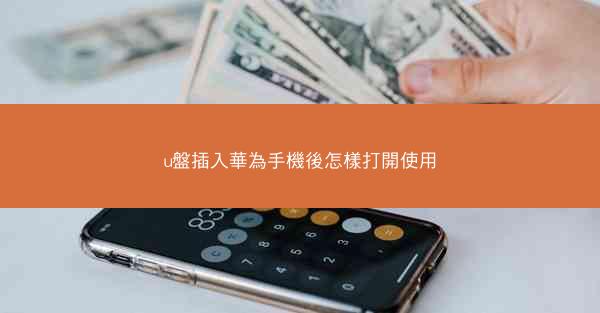 u盤插入華為手機後怎樣打開使用