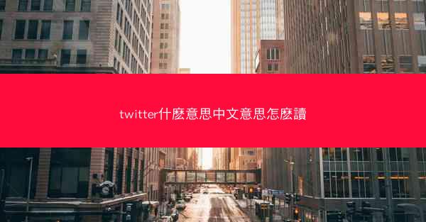 twitter什麽意思中文意思怎麽讀