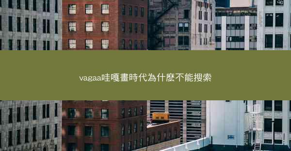 vagaa哇嘎畫時代為什麽不能搜索