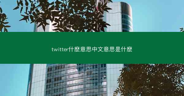 twitter什麽意思中文意思是什麽