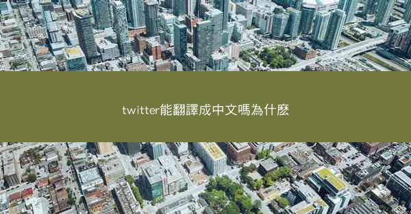 twitter能翻譯成中文嗎為什麽