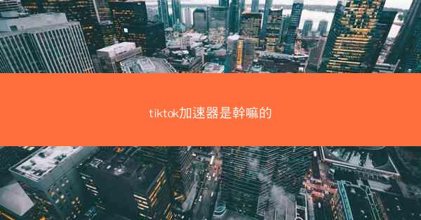 tiktok加速器是幹嘛的