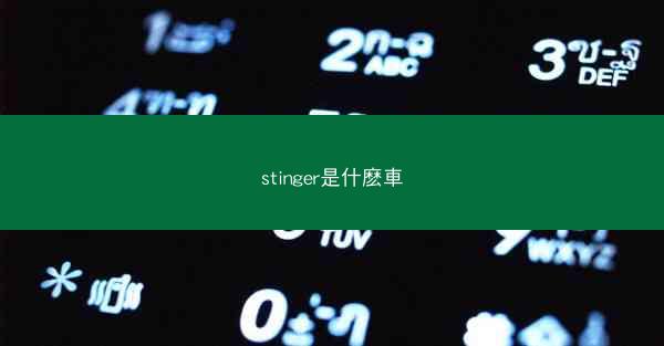 stinger是什麽車