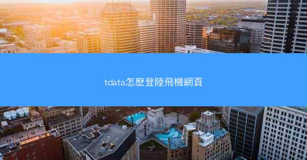 tdata怎麽登陸飛機網頁