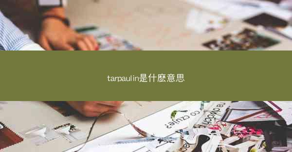 tarpaulin是什麽意思