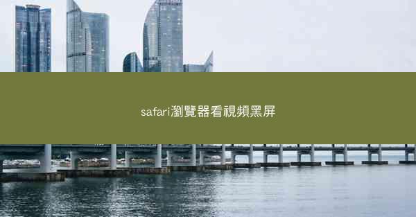 safari瀏覽器看視頻黑屏