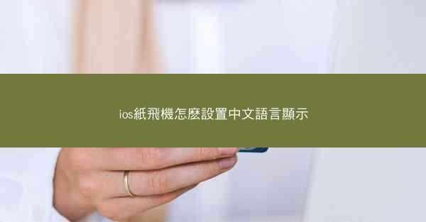 ios紙飛機怎麽設置中文語言顯示