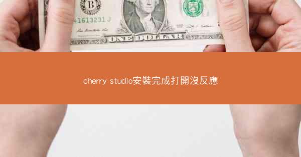 cherry studio安裝完成打開沒反應