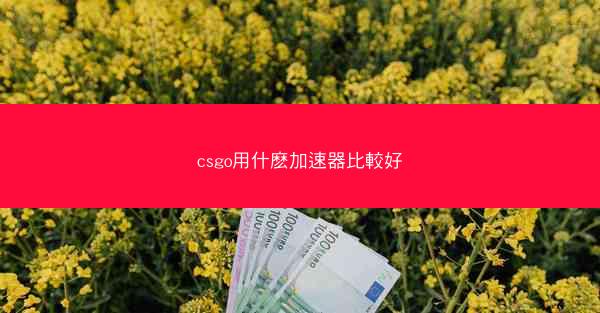 csgo用什麽加速器比較好
