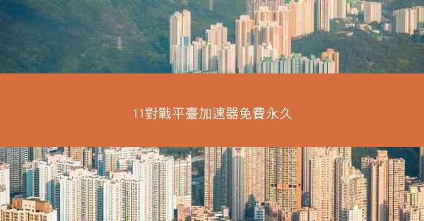 11對戰平臺加速器免費永久