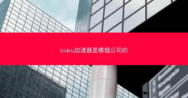 biubiu加速器是哪個公司的