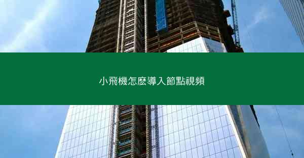 小飛機怎麽導入節點視頻