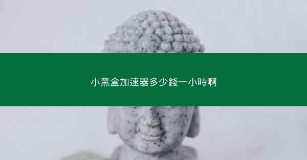 小黑盒加速器多少錢一小時啊