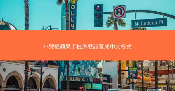 小飛機蘋果手機怎麽設置成中文模式