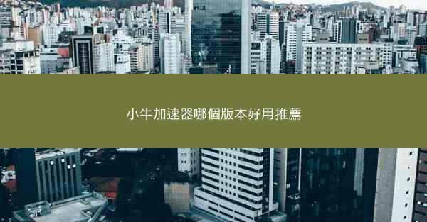 小牛加速器哪個版本好用推薦