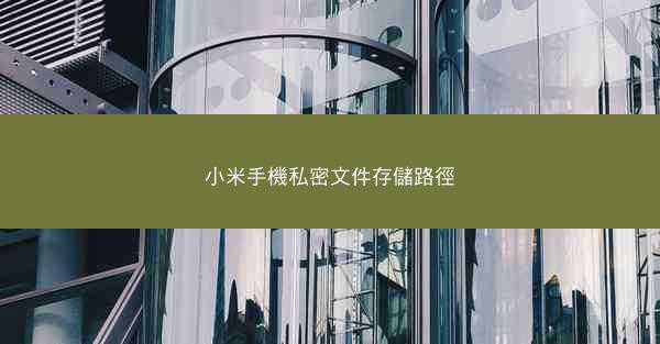 小米手機私密文件存儲路徑